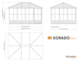 Sojag Korado 10 ft. x 14 ft. Solarium