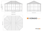 Sojag Korado 12 ft. x 15 ft. Solarium