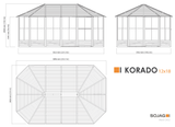 Sojag Korado 12 ft. x 18 ft. Solarium