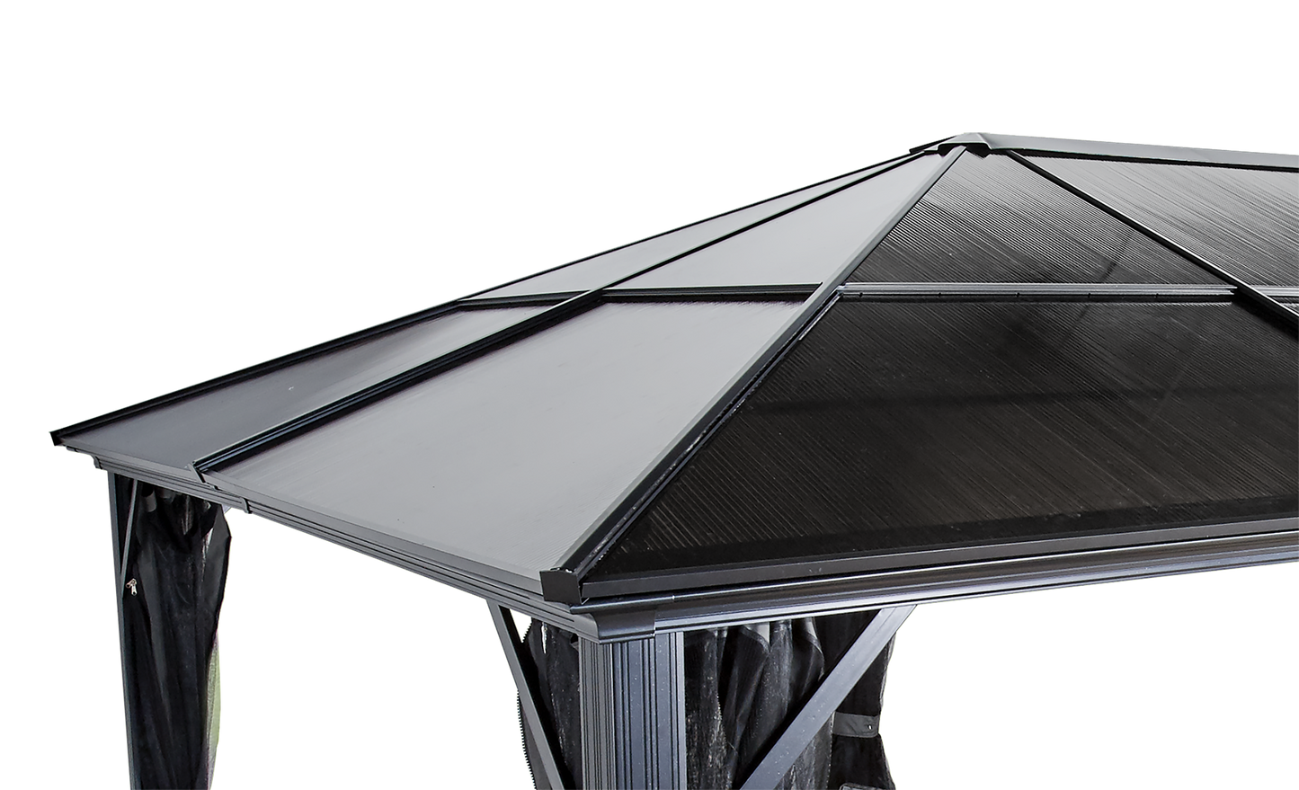 Meridien Gazebo - 10' x 14' (Transparent Roof)