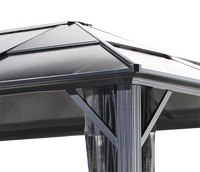 Meridien Gazebo - 10' x 14' (Transparent Roof)