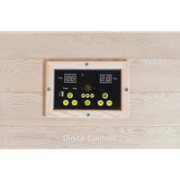 Eagle 2-Person Outdoor Traditional Wet/Dry Sauna with Harvia Heater