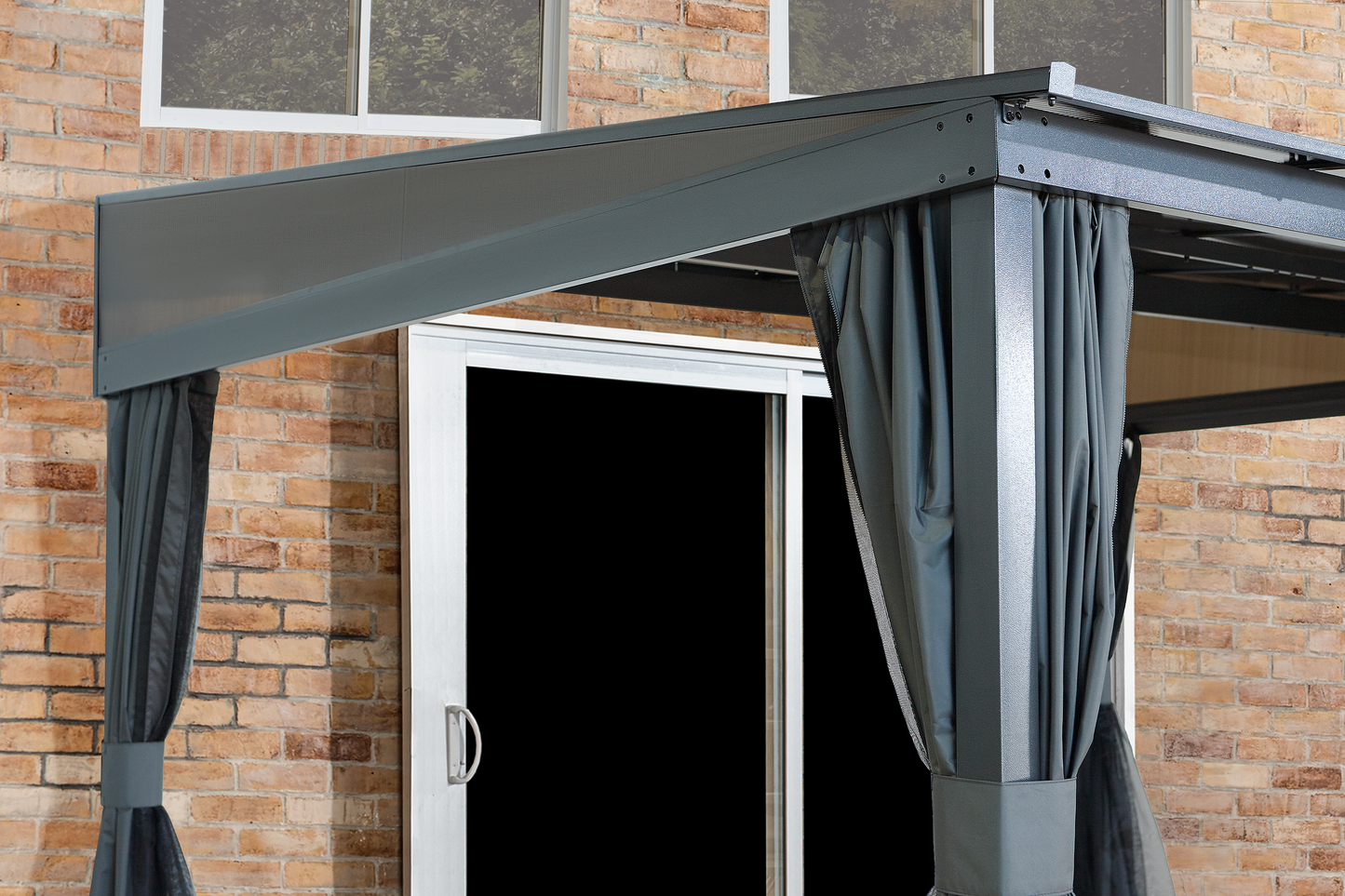 Pompano Wall Mounted Gazebo - 10' x 10'