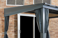 Pompano Wall Mounted Gazebo - 10' x 10'