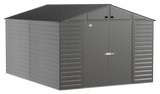 Arrow Select Steel Storage Shed Steel Storage Shed, 10x14, Charcoal