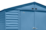 Arrow Select Steel Storage Shed Steel Storage Shed, 10x8, Blue Grey