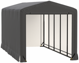 ShelterTube Wind and Snow-Load Rated Garage, 10x23x10 Gray