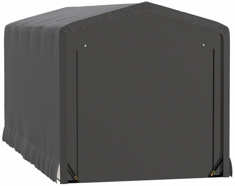 ShelterTube Wind and Snow-Load Rated Garage, 10x23x10 Gray