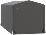 ShelterTube Wind and Snow-Load Rated Garage, 10x27x10 Gray