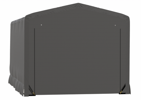 ShelterTube Wind and Snow-Load Rated Garage, 12x18x10 Gray