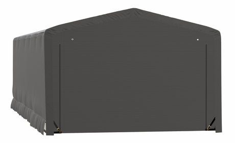 ShelterTube Wind and Snow-Load Rated Garage, 12x23x8 Gray