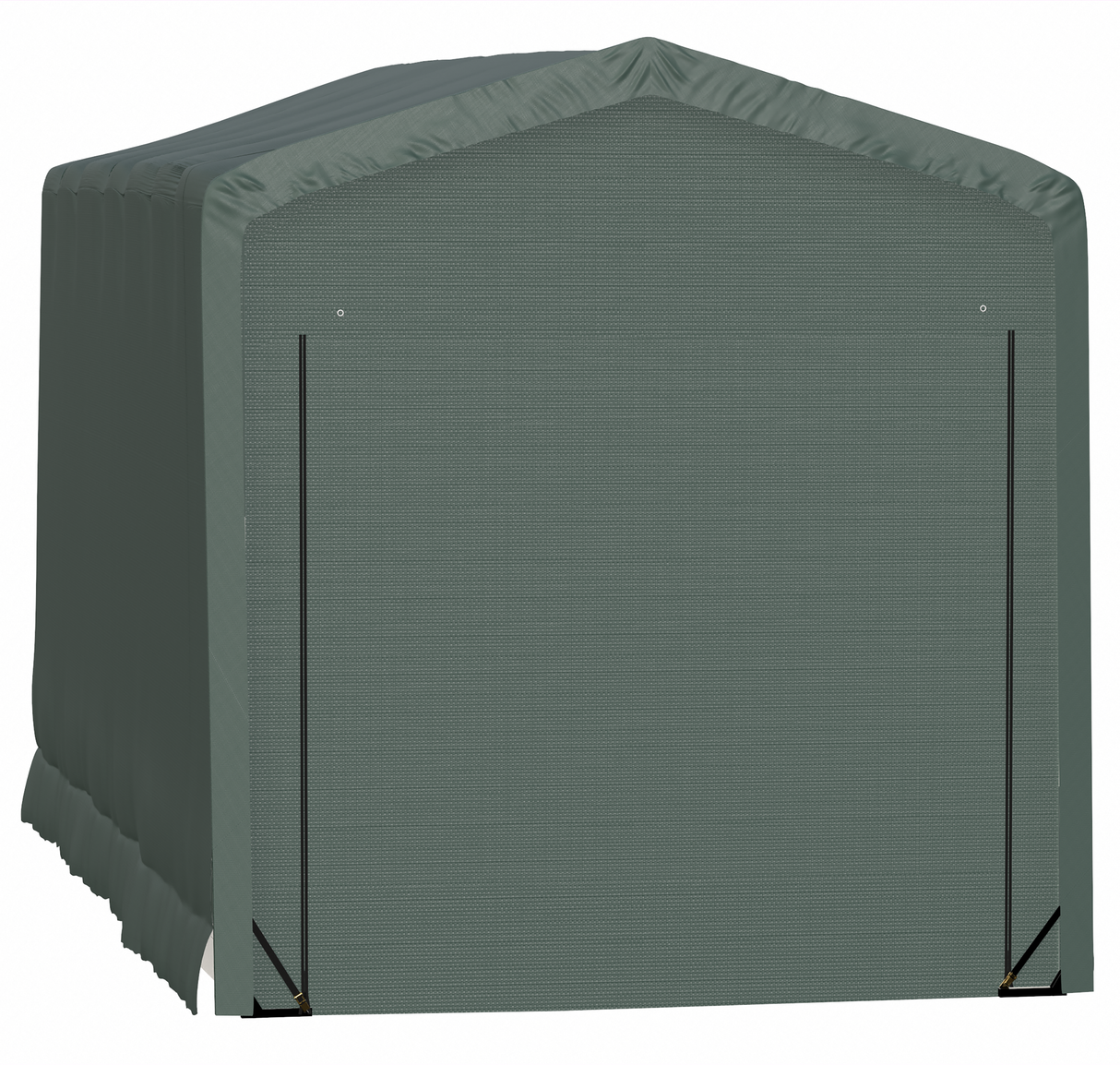 ShelterTube Wind and Snow-Load Rated Garage, 14x27x16 Green