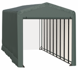 ShelterTube Wind and Snow-Load Rated Garage, 14x40x16 Green