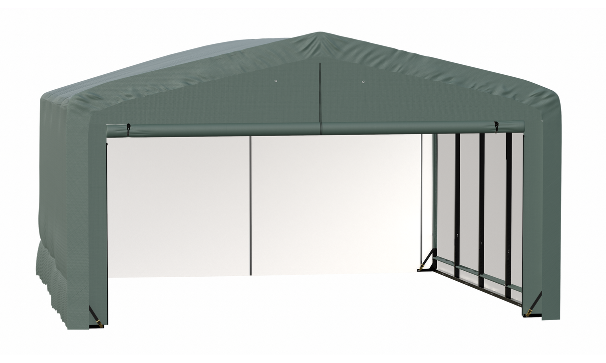 ShelterTube Wind and Snow-Load Rated Garage, 20x18x12 Green