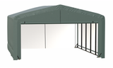 ShelterTube Wind and Snow-Load Rated Garage, 20x23x12 Green