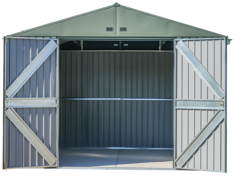 Scotts Lawn Care Storage Shed, 10x12, Green