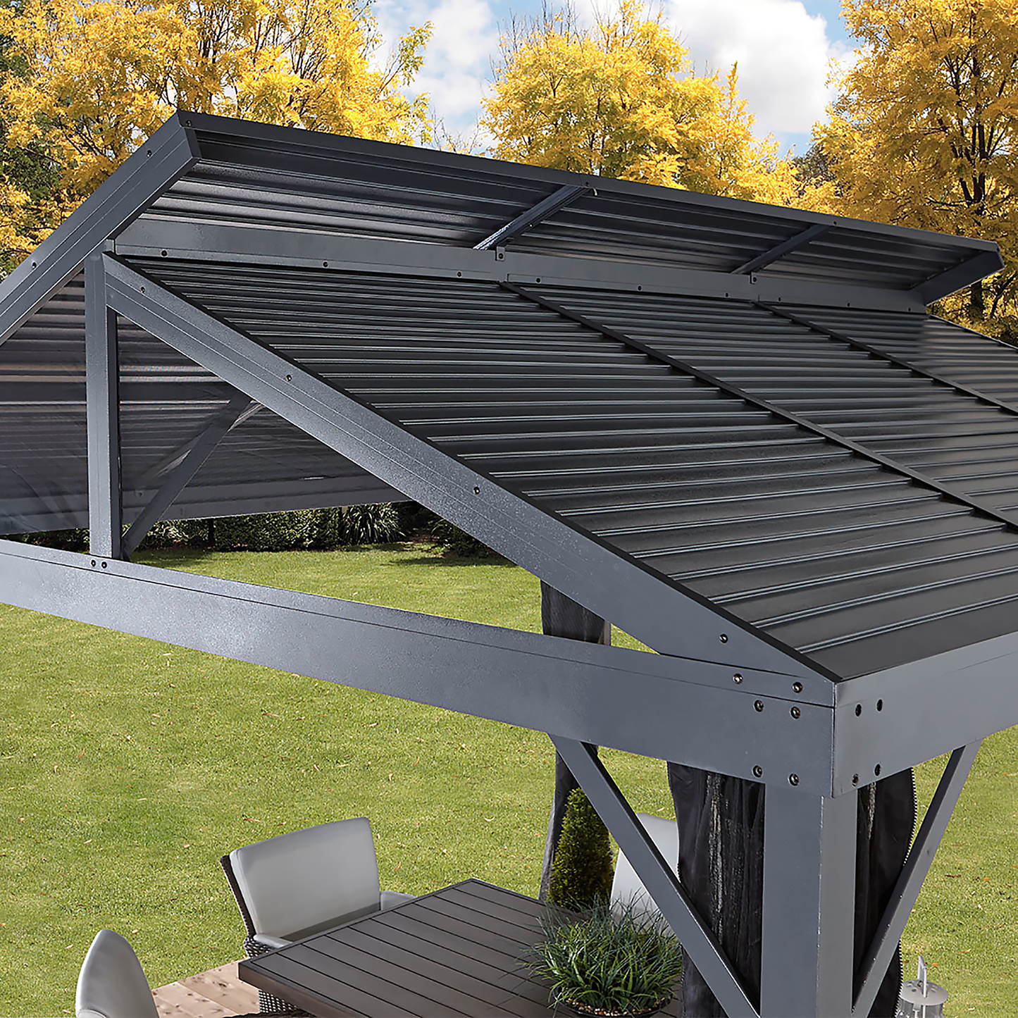 Sanibel II Hardtop Gazebo - 10' x 10'