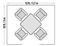 Savino Gazebo - 10' x 12' (nylon mosquito net included)