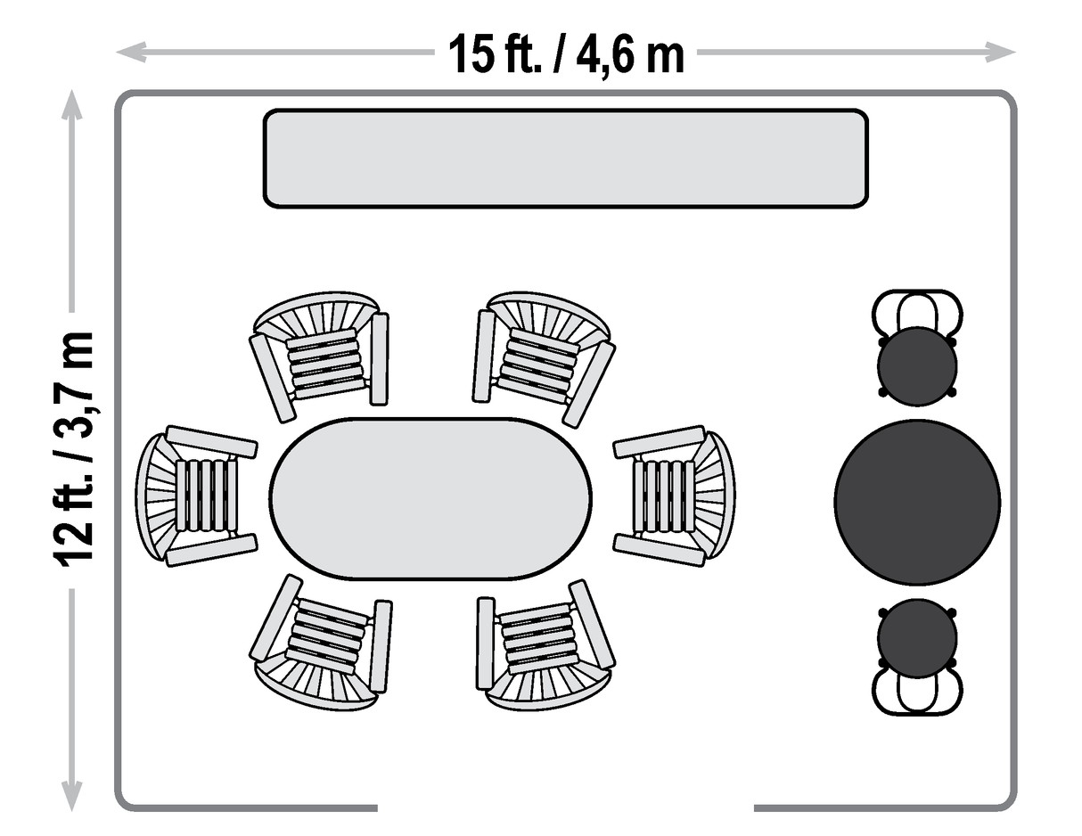 Sojag Korado 12 ft. x 15 ft. Solarium